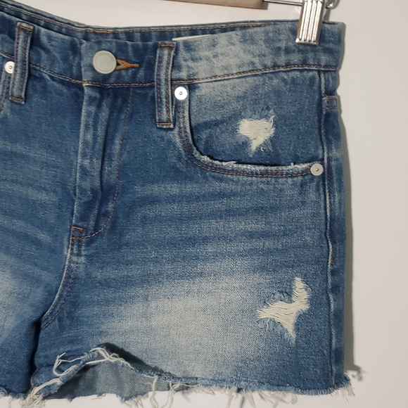 BlankNYC The Barrow Vintage High Rise Shorts Size 26 Distressed - Picture 3 of 9